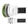 Dish Plate Rack for Cabinet, Dish Drying Racks under Sink Dinnerware Plate Drainer Holder with Removable Slots, Tableware Drying Rack Kitchen Storage Organizer (10 Slots Bowl Rack, 3 pcs) view 1