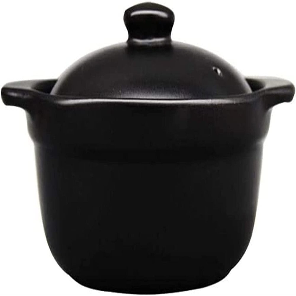 Black Casserole high Temperature Resistance Heat Insulation and scalding Prevention Mostly Used for Cooking Rice Noodles
