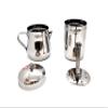 KERAM Coffee filter-drip coffee maker 8-12 cup coffee bar accessories-stainless steel filters-dripper camping-hiking reusable slow metal south indian pour over dripper (400 ML (13.5Oz) 8-12 cup) view 4