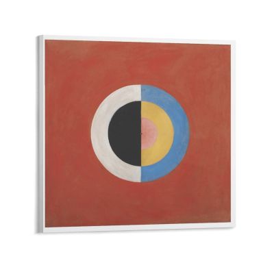 Hilma Af Klint Svanen, Nr 17 Large Canvas Print Abstract Painting Office Home Art Hanging Picture Classroom Library Coffee Shop Wall Decorations Swedish Artist Famous Artist Home Decor Poster Wall Art