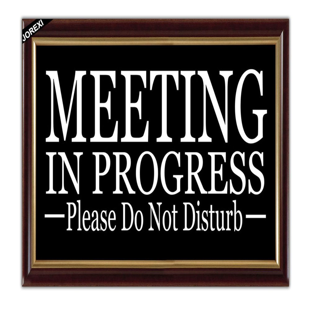 Meeting in Progress Please Do Not DisturbDoor Mats - Please Do Not Disturb Funny Door Mat for Office Door Meeting Room Home