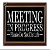 Meeting in Progress Please Do Not DisturbDoor Mats - Please Do Not Disturb Funny Door Mat for Office Door Meeting Room Home view 1