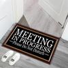 Meeting in Progress Please Do Not DisturbDoor Mats - Please Do Not Disturb Funny Door Mat for Office Door Meeting Room Home view 3