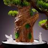 Indoors Artificial Trees Indoor Simulation Welcome Pine Bonsai Desktop Large Tree Plant Potted Home Living Room Office Desktop Bonsai Tree Decor Ornament Artificial Bonsai view 3