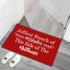 Christmas Front Door Mat, Jolliest Bunch of Asshole Doormat Merry Christmas Welcome Mat for Porch Farmhouse view 3