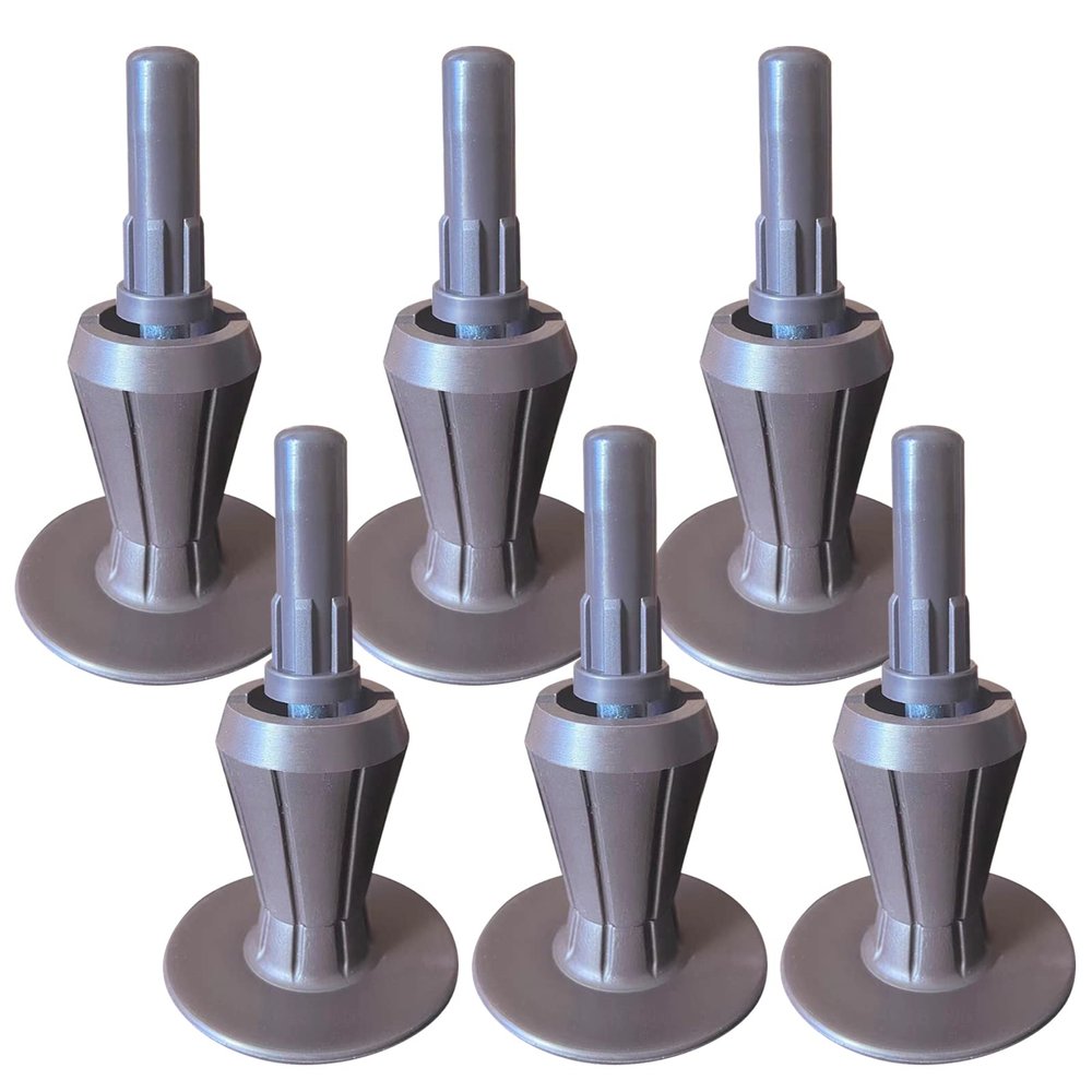 6PCS Stem Replacement Bed Frame Feet to Replace Wheels, Prevent Sliding