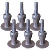 6PCS Stem Replacement Bed Frame Feet to Replace Wheels, Prevent Sliding view 1