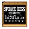 Spoiled Dogs And Their Staff Live Here Doormat- Dog Door Mat - Dog Welcome Mat, Funny Floor Mat for Home Entryway Patio Yard Decor view 1