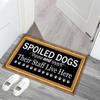 Spoiled Dogs And Their Staff Live Here Doormat- Dog Door Mat - Dog Welcome Mat, Funny Floor Mat for Home Entryway Patio Yard Decor view 3