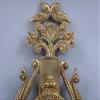Exotic India 10" Bronze Designer Diya (Hoysala Art) - Bronze view 3