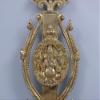 Exotic India 10" Bronze Designer Diya (Hoysala Art) - Bronze view 4