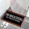 See Dog for Details Funny Welcome Mats, No Soliciting Front Door Mat Outdoors for Home Entrance Outdoors Mat for Outside Entry Way Doormat Entry Rugs view 3