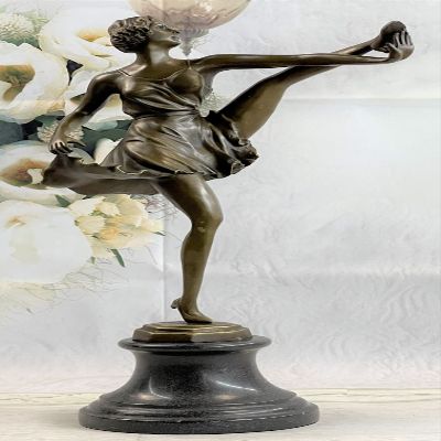 The Russian Dancer Art Deco Bronze Sculpture Hot Cast Figure Home Decor Sale by Think Bronze Dcor