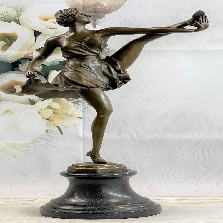 The Russian Dancer Art Deco Bronze Sculpture Hot Cast Figure Home Decor Sale by Think Bronze Dcor