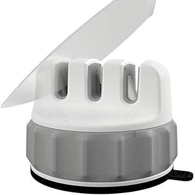 Blade Sharpener, Manual Knife Sharpeners, Knife Sharpener with Golden Angle for Sharp Sharpening - One Hand Operation for Safe &Amp; Effortless Use, Knife Sharpening Tool with Anti Slip Bas - Easy to
