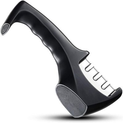 Blade Sharpener, Manual Sharpeners,Manual Knife Sharpeners, Kitchen Knife Sharpener,3-Stage Sharpening Tool,Professional Knife Sharpeners,Safe and Easy to Use, Knife Sharpening Tool with Anti Slip Bas