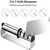 Blade Sharpener,Manual Knife Sharpeners, Manual Sharpener Kitchen Knife Sharpener, Whetstone Multifunctional Sharpener Household Sharpener Artifact Sharpening Knife Fruit Knife Sharpener Sharpening Ki view 2