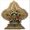 Brass &Famille Rose 1000 Arms Avalokiteshvara of Kwanyin Goddess Buddha Statue 8# view 1