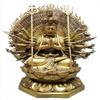 Brass 1000 Arms Avalokiteshvara of Kwanyin Goddess Buddha Statue 25# view 1
