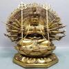 Brass 1000 Arms Avalokiteshvara of Kwanyin Goddess Buddha Statue 25# view 2