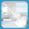 Eaasty Toilet Bowl Mop Toilet Bowl Brush White Soft Swab Bathroom Brush with Holder Long Handle Cleaning Scrubber Bathroom Accessories(4 Pcs) view 4