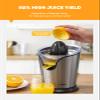 Aiheal Orange Juicer Machine Electric Citrus Juicer with Two Interchangeable Cones Suitable for All Size of Citrus Fruits, Anti-drip Spout and Ultra Quiet Motor, BPA Free, Brushed Stainless Steel view 3