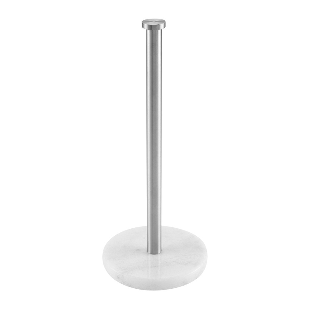 KES Paper Towel Holder Countertop, Paper Towel Roll Holder Stand for Kitchen with Natural Marble Base SUS304 Stainless Steel for Standard or Jumbo Rolls Brushed Finish, KPH100S14B-2