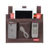 Zafit Hanging Bedside Caddy, Bedside Storage Organizer for Magazine, Phone, Remote control (Classic4 Pockets-Coffee) view 3