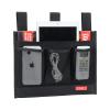 Zafit Hanging Bedside Caddy, Bedside Storage Organizer for Magazine, Phone, Remote control (Classic4 Pockets-Black) view 2
