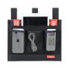 Zafit Hanging Bedside Caddy, Bedside Storage Organizer for Magazine, Phone, Remote control (Classic4 Pockets-Black) view 3