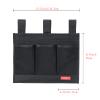Zafit Hanging Bedside Caddy, Bedside Storage Organizer for Magazine, Phone, Remote control (Classic4 Pockets-Black) view 4