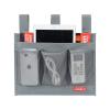 Zafit Hanging Bedside Caddy, Bedside Storage Organizer for Magazine, Phone, Remote control (Classic 4 Pockets-Grey) view 3