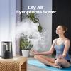ROSEKM Humidifiers for Bedroom, 2.0L Cool Mist Humidifier for Home Plant and Baby Nursery, Quiet Ultrasonic Humidifier with 360 Nozzle, Auto Shut-Off, Filterless, Black view 2