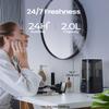 ROSEKM Humidifiers for Bedroom, 2.0L Cool Mist Humidifier for Home Plant and Baby Nursery, Quiet Ultrasonic Humidifier with 360 Nozzle, Auto Shut-Off, Filterless, Black view 3