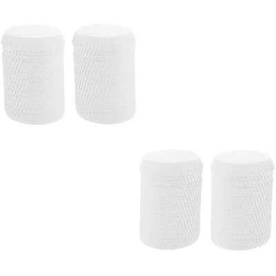 Zerodeko 200pcs Cup Covers Perforated Paper Lids for Hotel Use for Mugs Wine Glasses and Bowls Keeps Drinks Clean from Debris