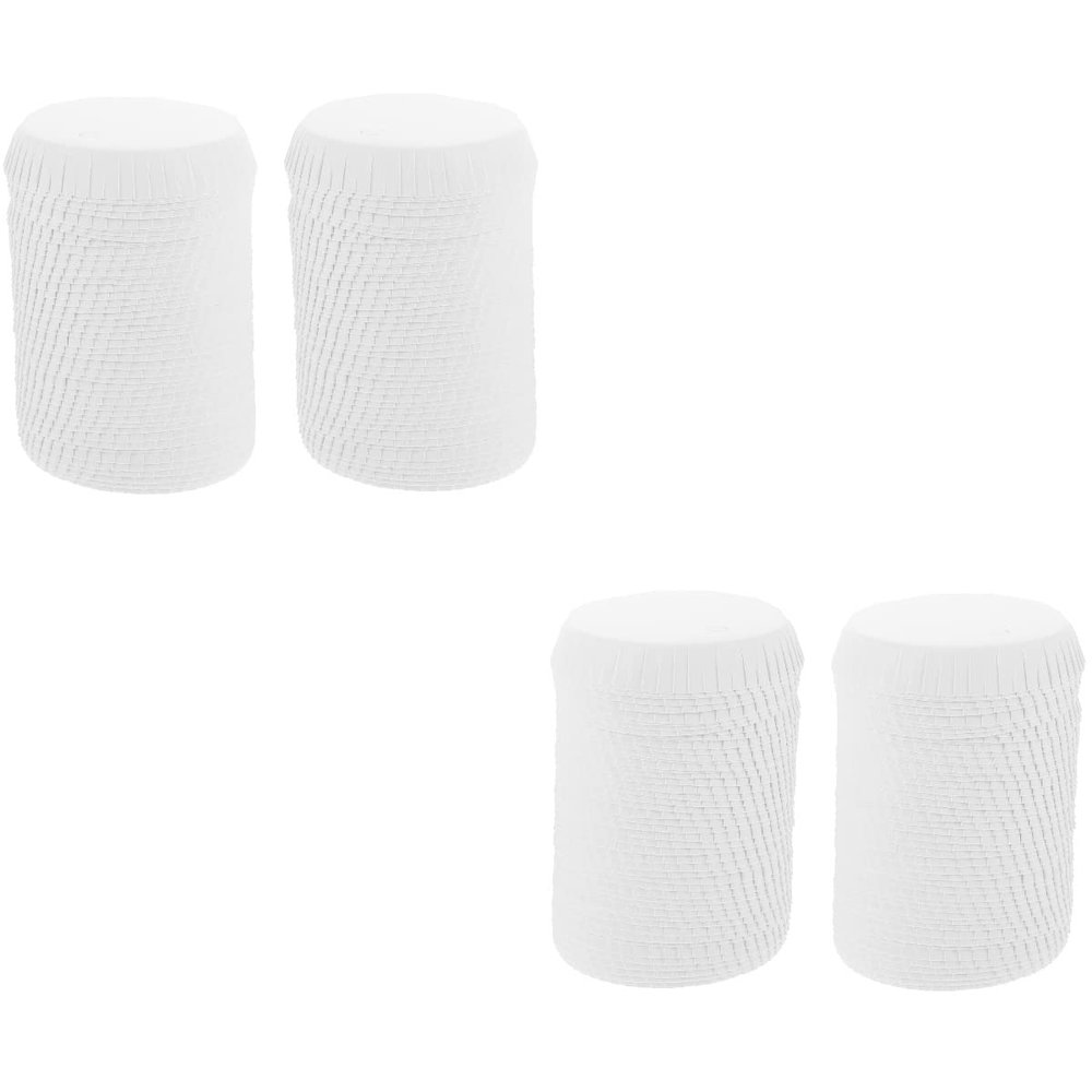 Zerodeko 200pcs Cup Covers Perforated Paper Lids for Hotel Use for Mugs Wine Glasses and Bowls Keeps Drinks Clean from Debris