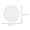 Zerodeko 200pcs Cup Covers Perforated Paper Lids for Hotel Use for Mugs Wine Glasses and Bowls Keeps Drinks Clean from Debris view 2