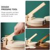 1pc Dumpling Wrapper Wooden Taco Press Dumpling Make Tortillera De Madera Wooden Tortilla Press Maker Roti Press Corn Kitchen Dumpling Pressing Plate Solid Wood To Rotate Platen view 4