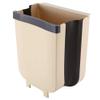 Alvinlite Kitchen Folding Trash Can Hanging Folding Mini Trash Can Hanging Collapsible Garbage Bin Wall Mount Folding Waste Basket for Cabinet Car Door view 1