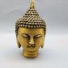 XIALON 5.12" Golden Buddha Head Statue Wall Decorations Sakyamuni Tathagata Buddha Sculpture Resin view 1