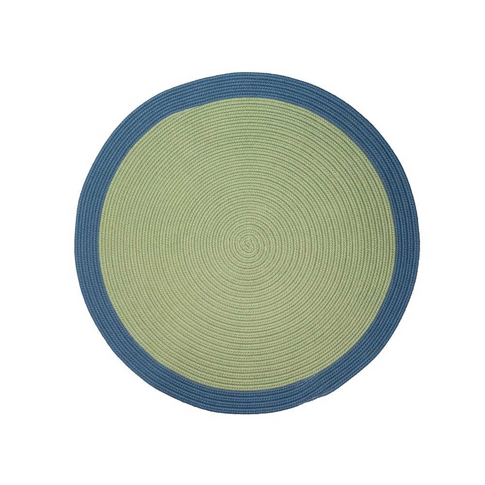 Colonial Mills Dolce Bordered Doormats - Sea Green 30 x 30