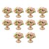 10 Pcs Metal Wedding Centerpieces Vase for Wedding Party Decoration,Trumpet Vase Flower Holder for Anniversary Ceremony Birthday Ceremony Christmas Events, Gold (12cm/4.72inch) view 4