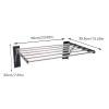 YIYIBYUS Wall-Mounted Towel Rack,Shower Caddy Shelf Storage Rack Organizer Adhesive Stainless Steel view 4