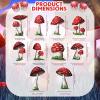 30 Pieces Birthday Party Decorations Mushroom Hanging Swirls Ceiling Streamers Mushroom Party Supplies Wonderland Foil Swirls Wall Decor for Baby Shower Favor view 4