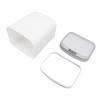 Alvinlite Motion Sensor Trash Can Touchless Trash Can Bathroom Garbage Can with Smart Lid Touchless Dustbin Plastic Trash Can for Kitchen Office Home,4.3 Gallon (White) view 3