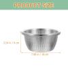 CALLARON Stainless Steel Rice Strainer Kitchen Colander Bowl Multi-function Washing Basin Fruits Drain Bowl view 4