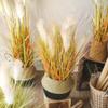 XXZY Artificial Trees Lifelike Faux Tree Artificial Floor Plants with Reed Flowers for Home Or Office view 3