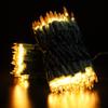 GLOWNOVA Green Wire,Yellow Incandescent Bulb 300 Mini String Lights for Indoor Christmas Tree Garland Birthday Wedding Party Festival Decoration view 2
