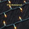 GLOWNOVA Green Wire,Yellow Incandescent Bulb 300 Mini String Lights for Indoor Christmas Tree Garland Birthday Wedding Party Festival Decoration view 4