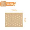 Xloey Air Fryer Parchment Paper, 100 Pcs Unbleached Air Fryer Parchment Paper,9x11 Inch Disposable Air Fryer Liners, Square Air Fryer Liners view 3